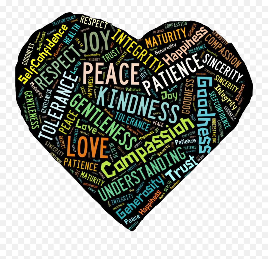 Heart Peace Compassion Patience Love - Business Card Template Emoji,Patience Emoji