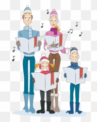 Carolling Carolling Now We Go - Christmas Carol Emoji,Yoga Emoticons For Iphone