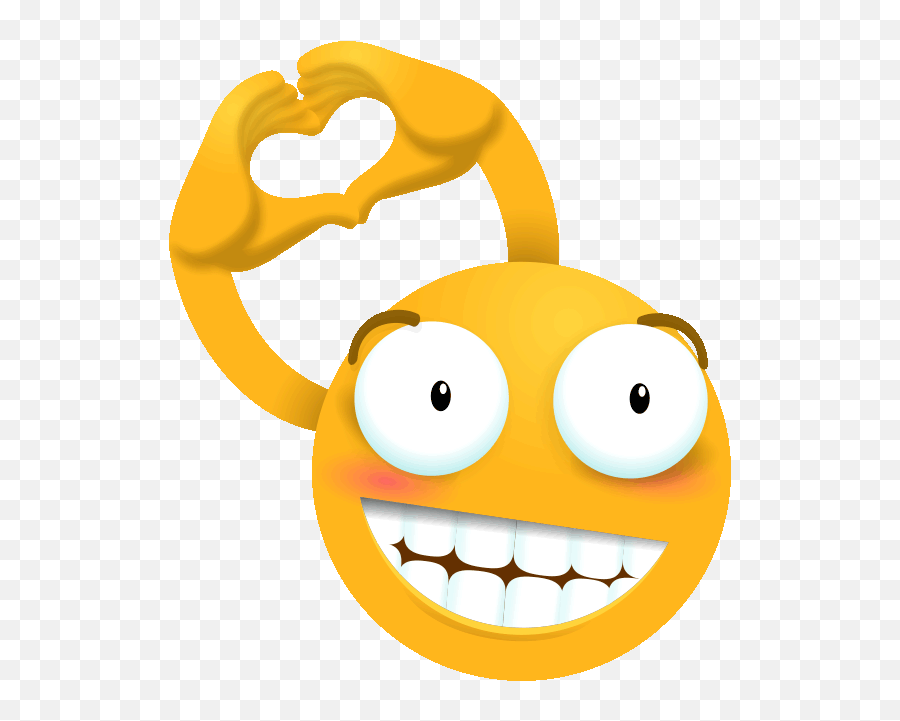 Emoji Love Sticker For Ios U0026 Android Giphy - Smiley,Going Crazy Emoticon