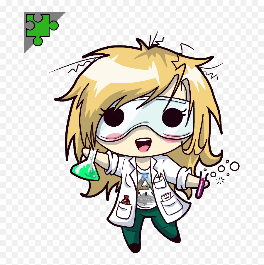 The Scientist Mod Clipart - Mad Scientist Anime Chibi Emoji,Mad Scientist Emoji