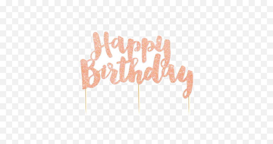 General Birthday - Birthdays Happy Birthday Rose Cake Topper Emoji,21st Birthday Emoji