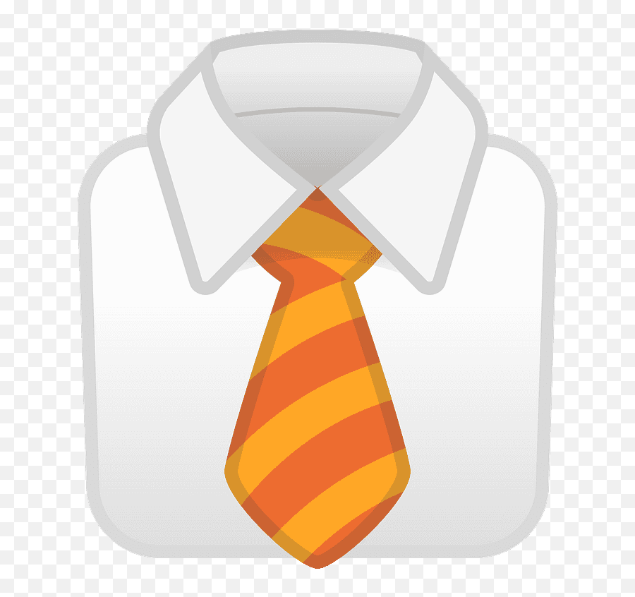 Necktie Emoji Clipart - Neck Tie Emoji,Tie Emoji