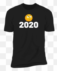 Crazy 2020 Premium Short Sleeve T - Shirt Happy Emoji,Icicle Emoji