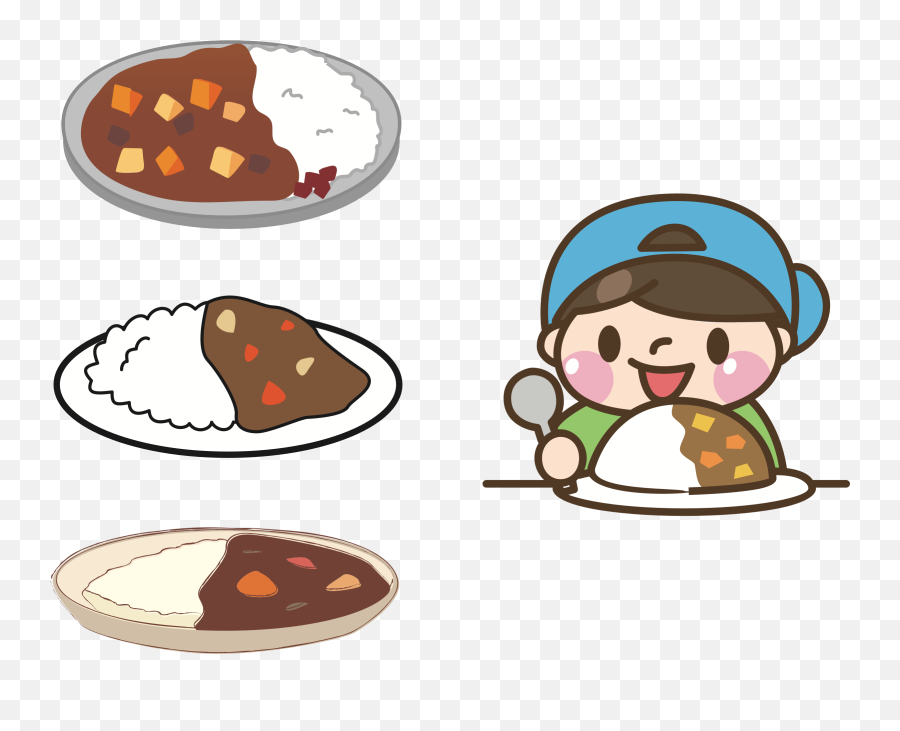 Curry And Rice Clipart - Japanese Curry Clipart Emoji,Curry Emoji