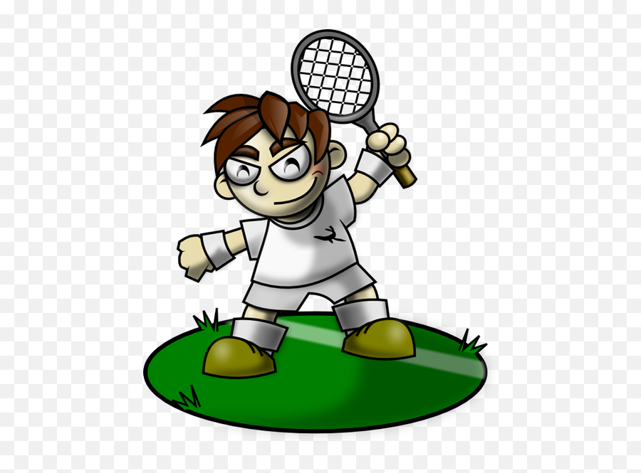 Free Tennis Clip Art Clipartcow - Clipartix Clip Art Emoji,Emoji Tennis Ball And Arm