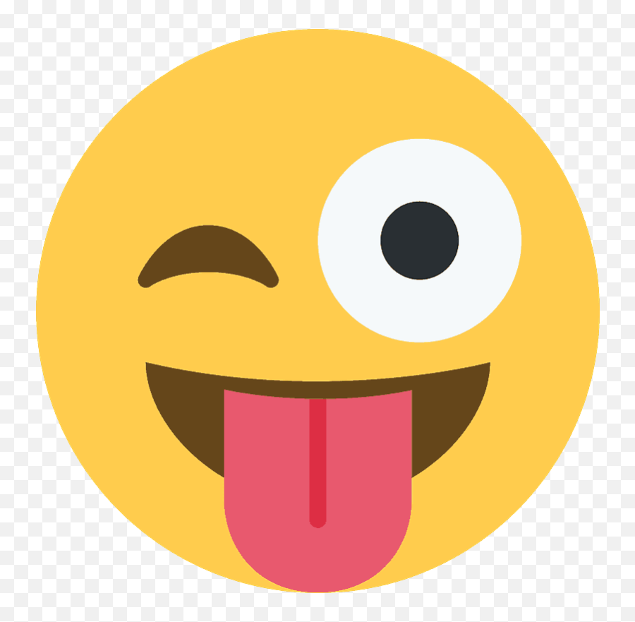 Winking Face With Tongue Emoji Clipart - Face With Tongue Emoji,Emoji Wink Png