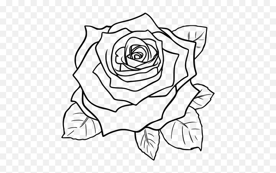 Roze Beeld Geschetst - Rose Clipart Black And White Emoji,Emoji Cupcakes