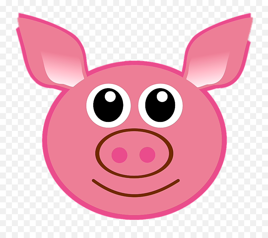 Pigstickers Pigs Piglove Piggy Piglet - Oreja De Cerdo Dibujo Emoji,Pig Nose Emoji