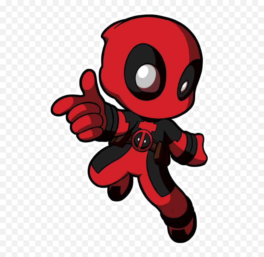 Deadpool Clipart Transparent Tumblr Deadpool Transparent - Deadpool Spiderman Chibi Png Emoji,Deadpool Emoji