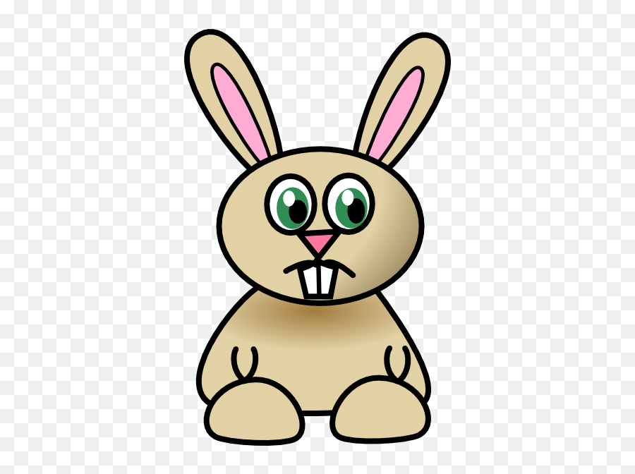 Sad Rabbit Clipart - Sad Bunny Clipart Emoji,Emoji Bunny