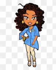 Box Svg Gift - Clip Art African American Girl Emoji,Sassy Black Woman Emoji