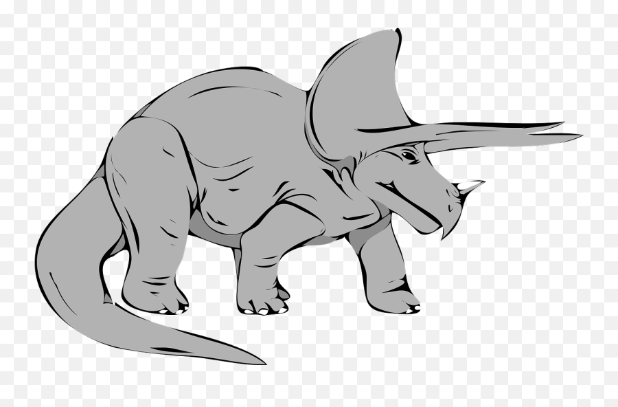 Dinosaur Reptile Predator Terrestrial - T Rex Triceratops Clipart Dinosaurs Emoji,Dinosaur Emoticon