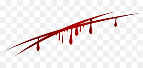 Scratch Blood Wounded Violent Horror - Bloody Scar Png Emoji
