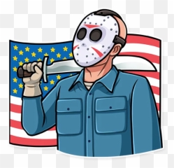 Friday The 13th Stickers For Telegram - Sticker Telegram Jason Emoji,Friday The 13th Emoji