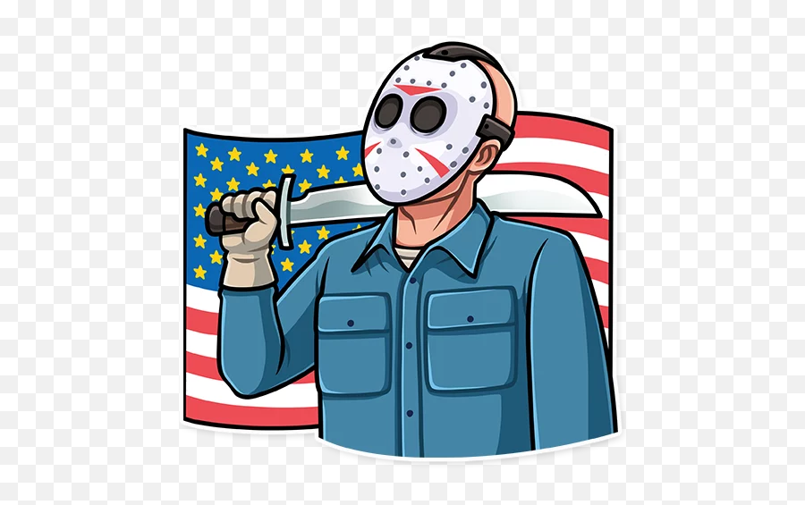Friday The 13th Stickers For Telegram - Sticker Telegram Jason Emoji,Friday The 13th Emoji