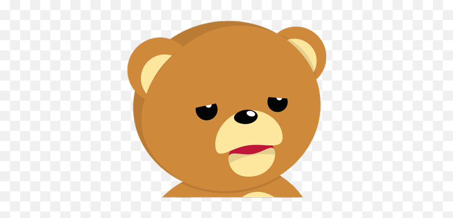 Cuddle Teddy Bear Stickers - Cartoon Emoji,Cuddling Emoji