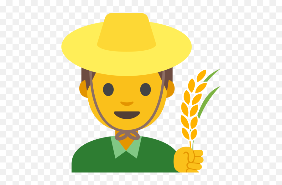 Man Farmer Emoji - Emoji,Farmer Emoji