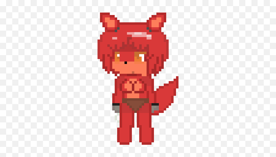 Top Red Foxy Stickers For Android Ios - Fnia Pixel Art Emoji,Foxy Emoji