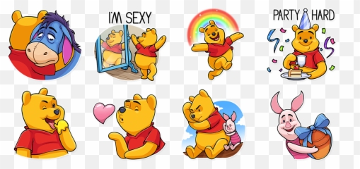 Baby Winnie The Pooh Png - Cartoon Emoji,Telegram Emoji Stickers