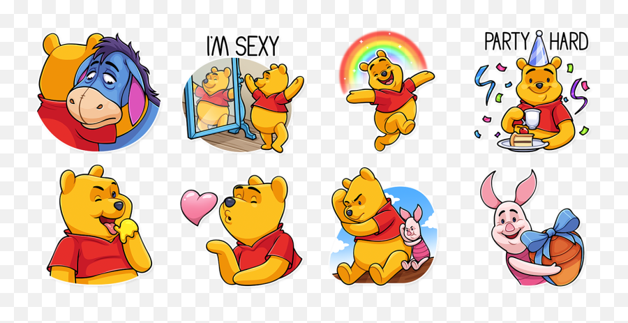 Baby Winnie The Pooh Png - Cartoon Emoji,Telegram Emoji Stickers