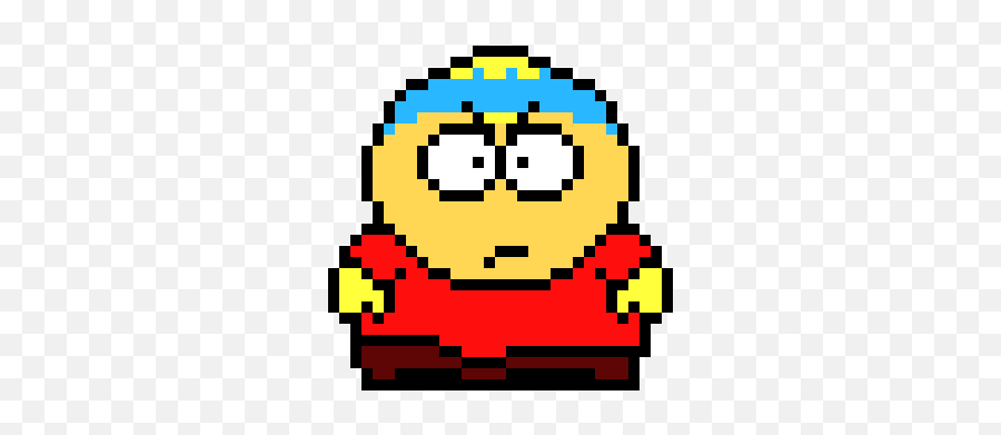 Cartman - Cartman Pixel Art Emoji,Cartman Emoticon