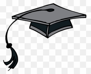 Graduation Hat Flying Caps Clip Art - Transparent Background Clipart Emoji