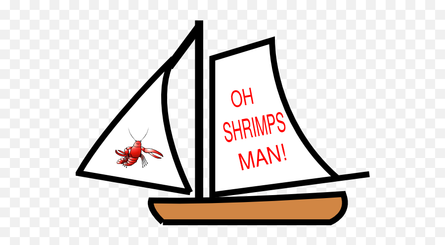 Shrimp Clipart 2 - Clipartix Sailing Clipart Black And White Emoji,Shrimp Emoji