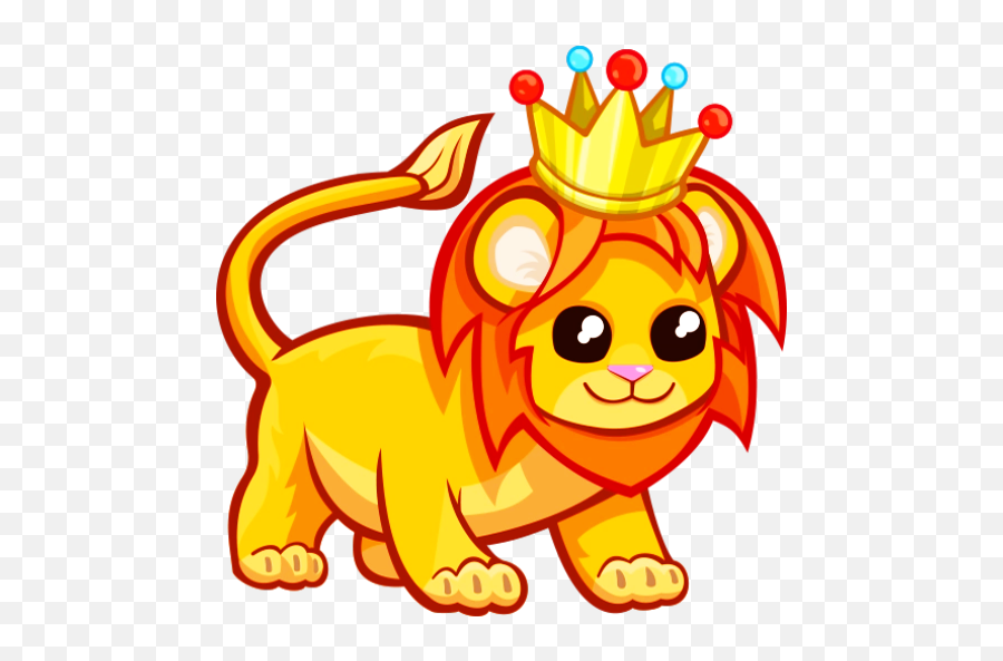 Lovely Animal Sticker Whatsapp Wastickerapps - Google Cute Baby Lion Drawing Emoji,Racoon Emoji