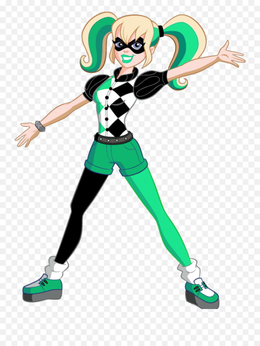 Harleyquinn Green Harley Quinn - Harley Quinn Super Hero Girl Emoji,Harley Quinn Emoji