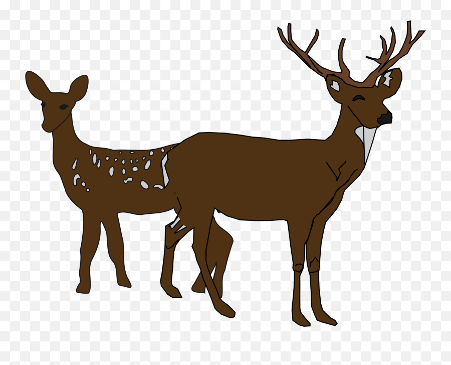Deer Clipart Mountain Deer Mountain Transparent Free For - Deer Silhouette Transparent Background Emoji,Deer Hunting Emoji