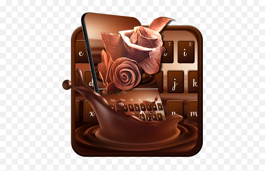 Chocolate Rose Keyboard - Chocolate Emoji,Chocolate Emojis