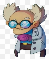 Evil Scientist Cartoon Characters - Sciencetist Transparent Emoji