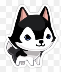 Pin En Stickers - Doodle Husky Emoji,Husky Emoji
