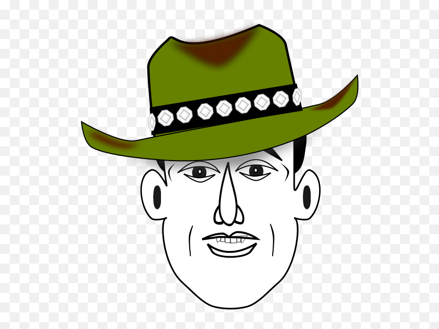 Happy Cowboy - Cartoon Topi Cowboy Emoji,Family Emoji