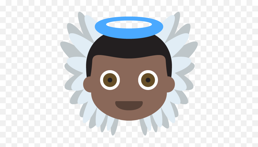 Baby Angel Dark Skin Tone Emoji - Marktbrunnen,5 Emoji