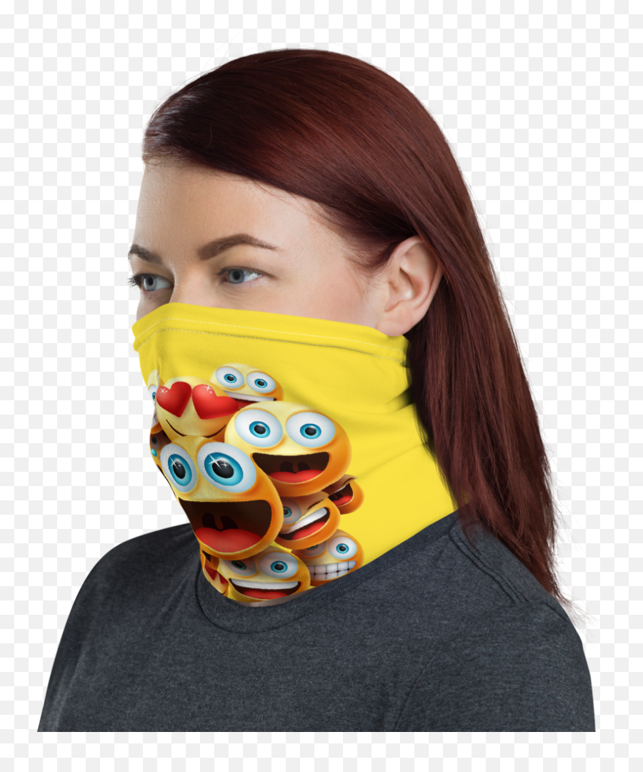New Yellow Funny Smileys Emoji Faces Face Mask Best Washable Face Mouth Cover Neck Gaiter 2020 Fashion Trends What Devotion - Devotional Bass Fishing Neck Gaiter,Emoji Covers