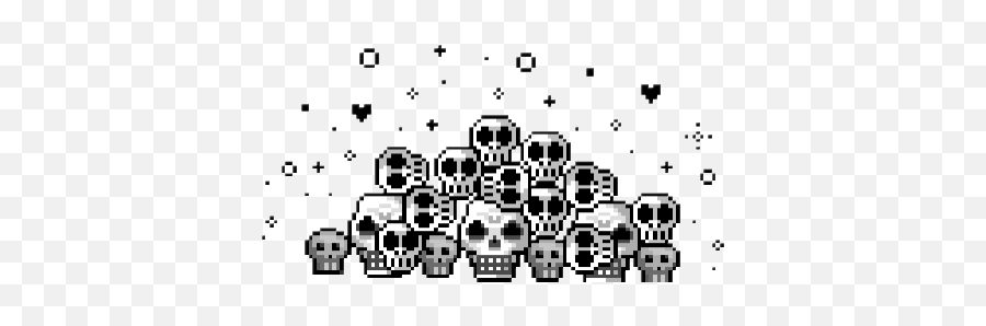 Top Skulls Stickers For Android U0026 Ios Gfycat - Transparent Halloween Pixel Art Gif Emoji,Skull Emoji Text