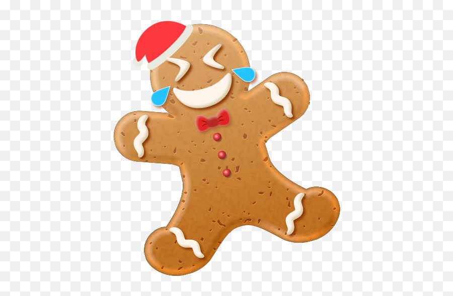 Christmas Gingerbread Emoji - Christmas Day Gingerbread,Gingerbread Emoji