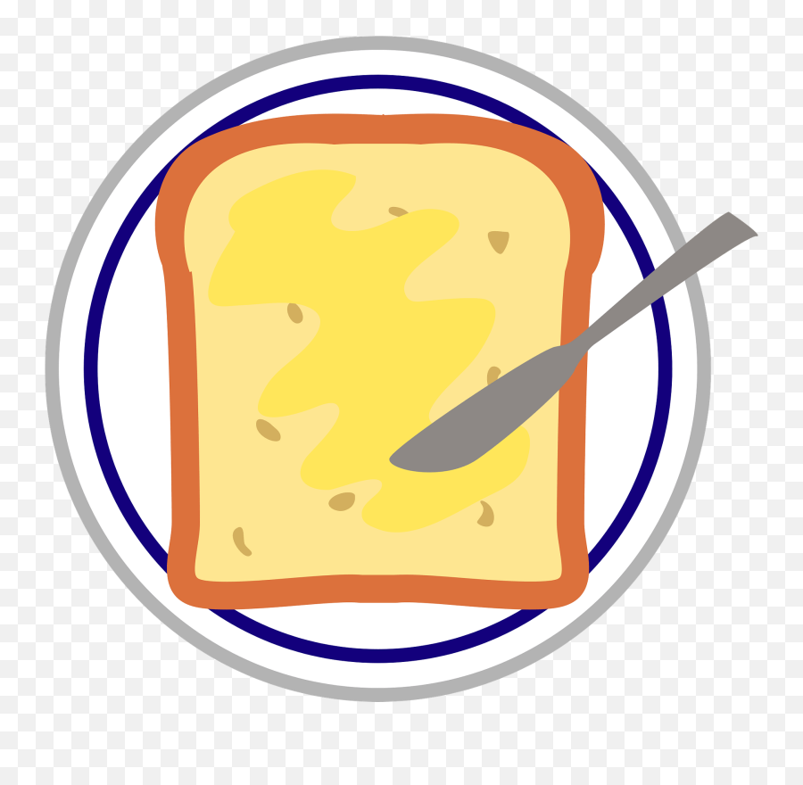 Toast With Butter Clipart - Butter Bread Clipart Emoji,Emoji Toast