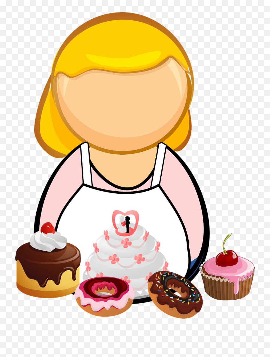 Bake Cake Comic Characters Confectioner - Imagenes De Reposteria Png Emoji,Unicorn Emoji Cake