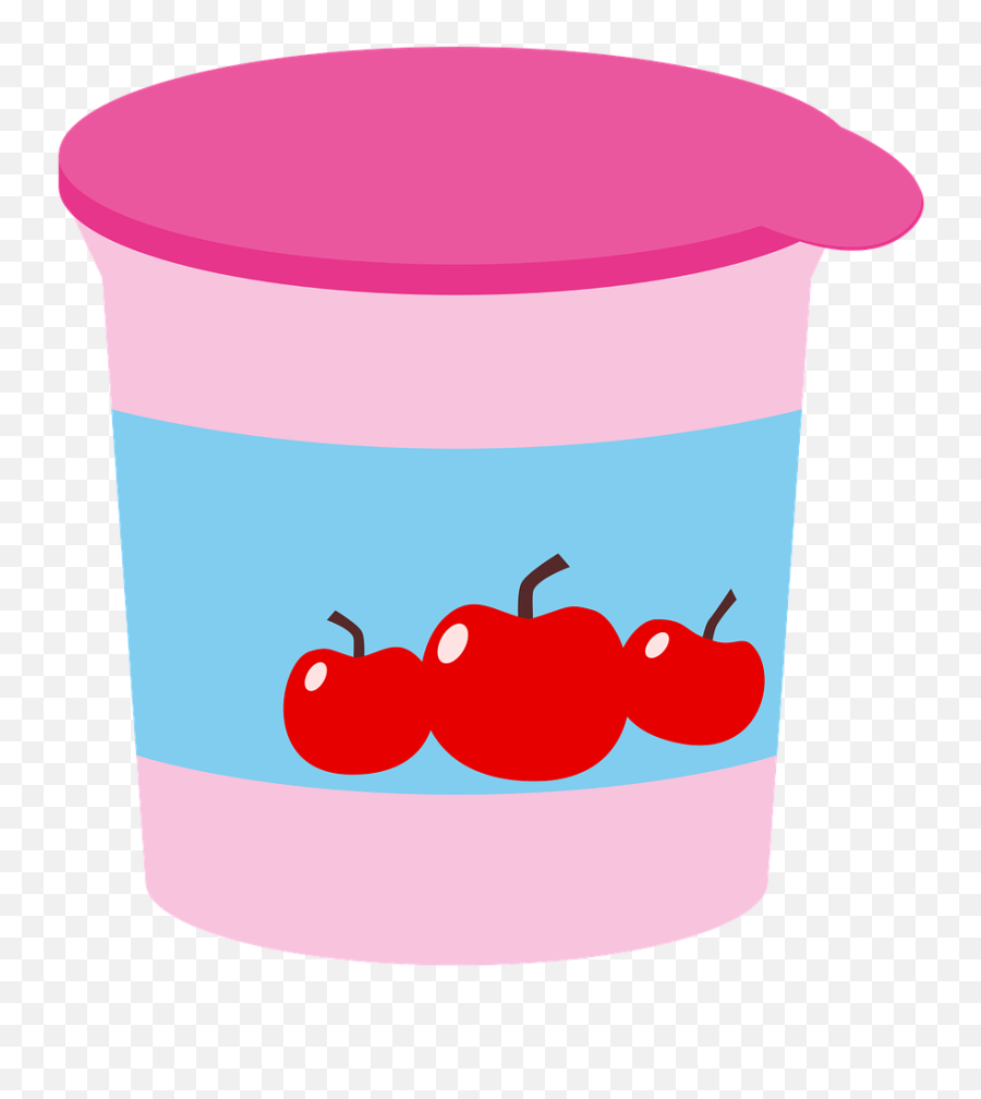 Yogurt Eat Refrigerator Refrigerated - Transparent Background Yogurt Clipart Emoji,Chocolate Pudding Emoji
