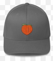 Peach Emoji - Baseball Cap,Baseball Hat Emoji