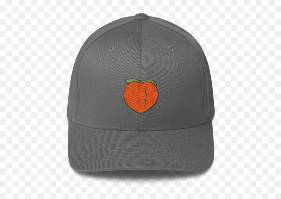 Peach Emoji - Baseball Cap,Baseball Hat Emoji