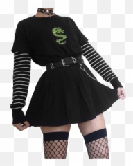 Goth Dragon Clothes Fishnet - E Girl Outfit Ideas Emoji,Fishnet Emoji