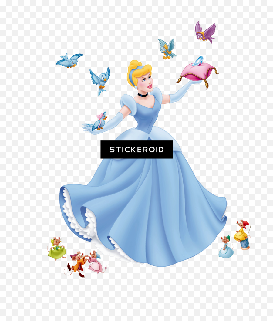 65x85cm Disney Princess Cinderella - Cinderella Png Transparent Emoji,Disney Emoji Stickers
