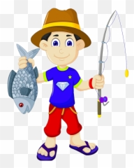 Fishing Rod Boy Fish Sticker - Imagens Engraçados De Pescadores Emoji,Fishing Emoji