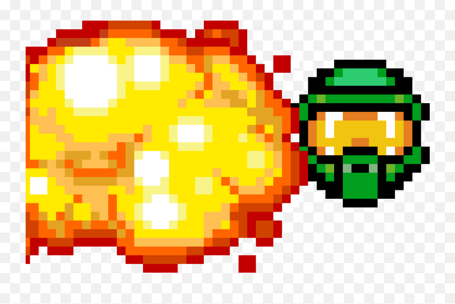 Cool Guy Dont Look At Explosion - Pixel Art Explosion Png Emoji,Explosion Emoticon