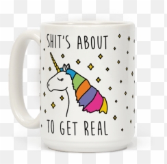 Unicorn Coffee Mug - Happy Birthday Mom Unicorn Emoji,Cow Coffee Emoji