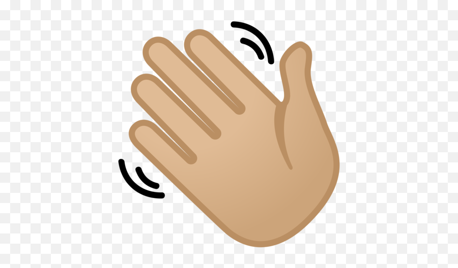Emoji Mano Png 6 Png Image - Hand Wave Emoji,Emoji Mano