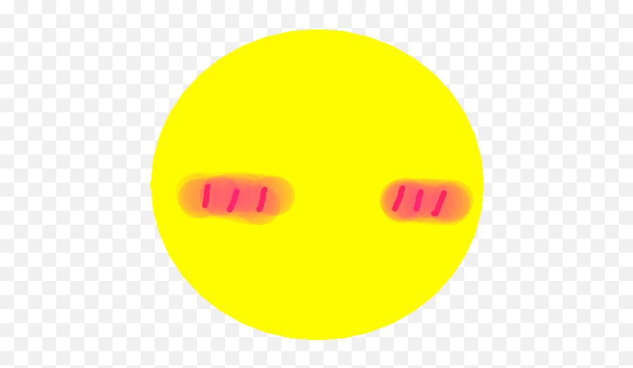 Emoji Meme - Circle,Blush Emoji Text